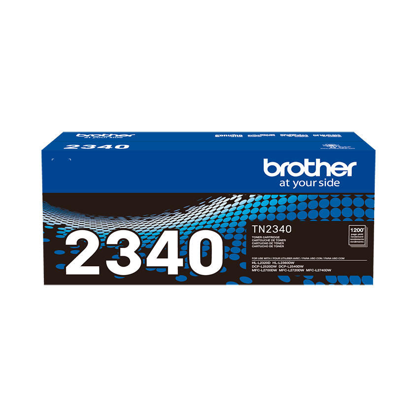Tóner Brother Original TN2340 rendimiento 1.200 páginas Negro