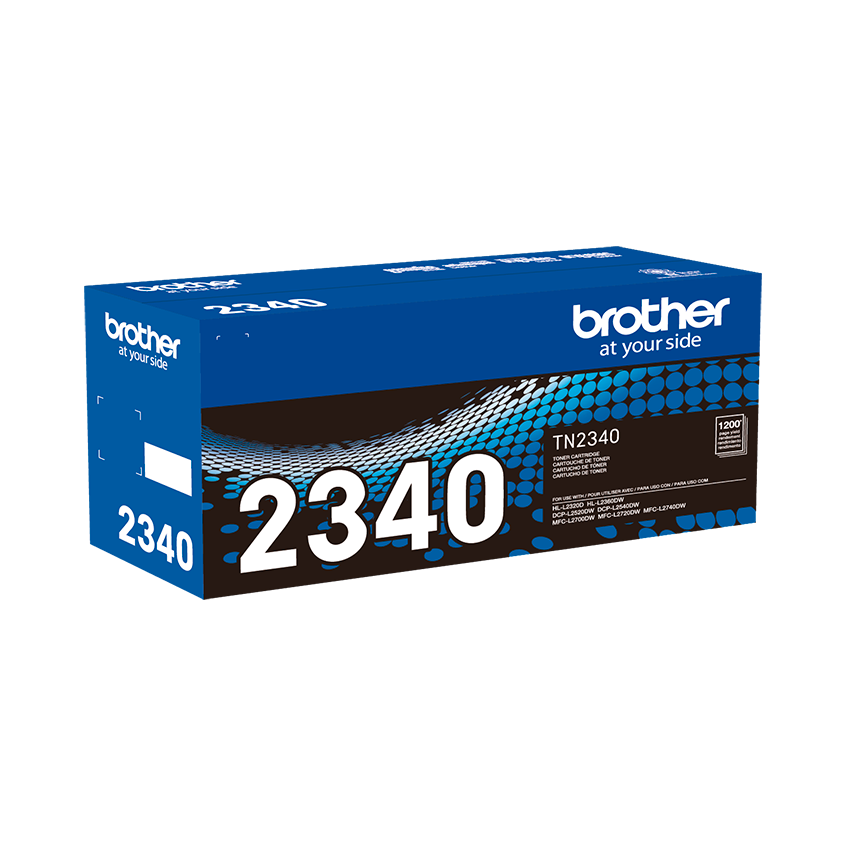 Tóner Brother Original TN2340 rendimiento 1.200 páginas Negro
