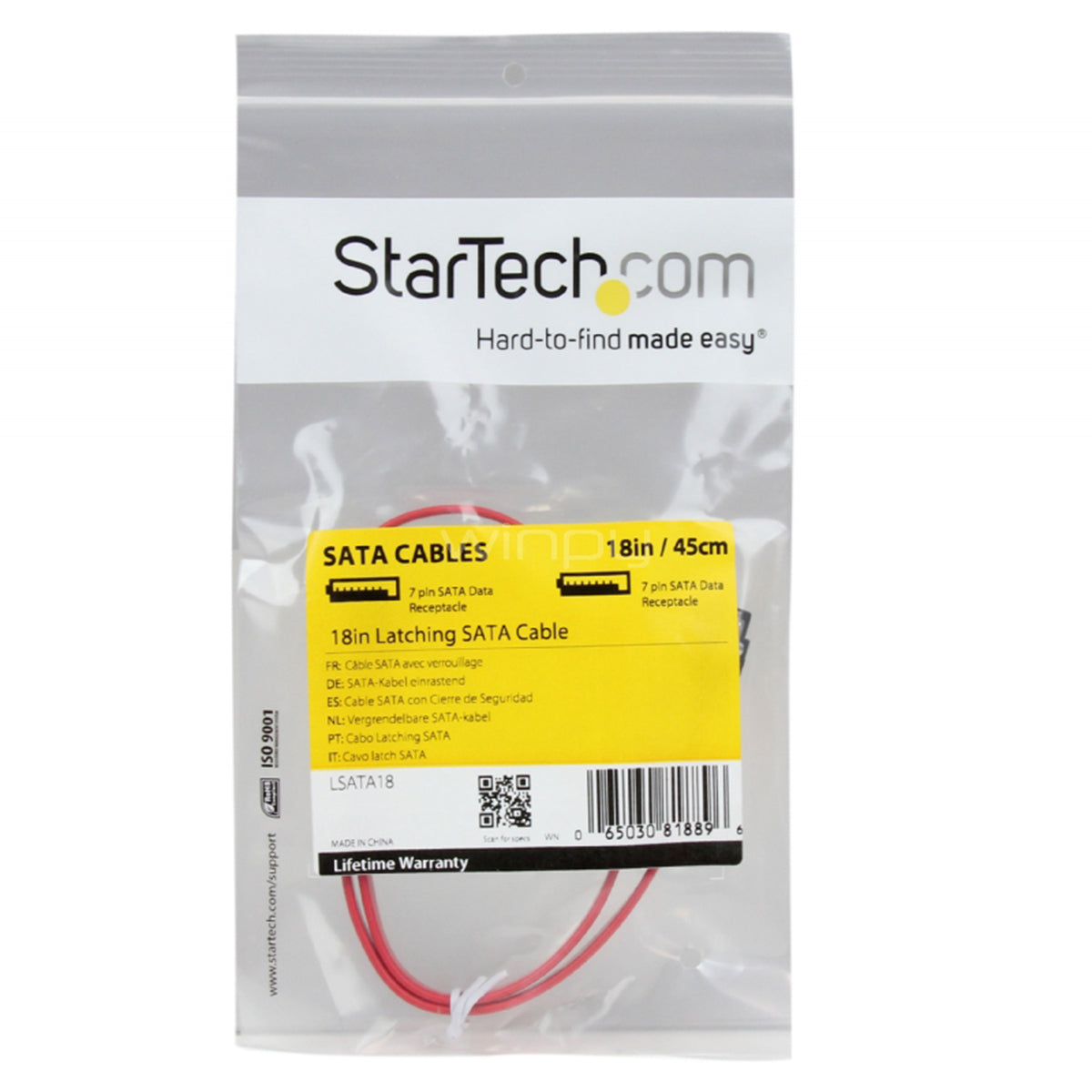 Cable SATA Startech de 45cm