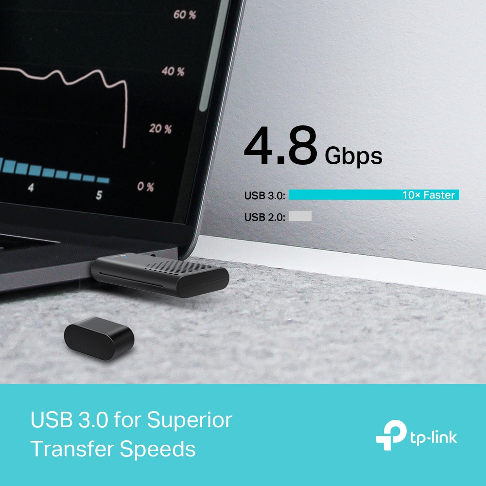 Adaptador de red Inalámbrico USB WiFi 6 con 2 antenas AX1800 TP-LINK ARCHER TX20U