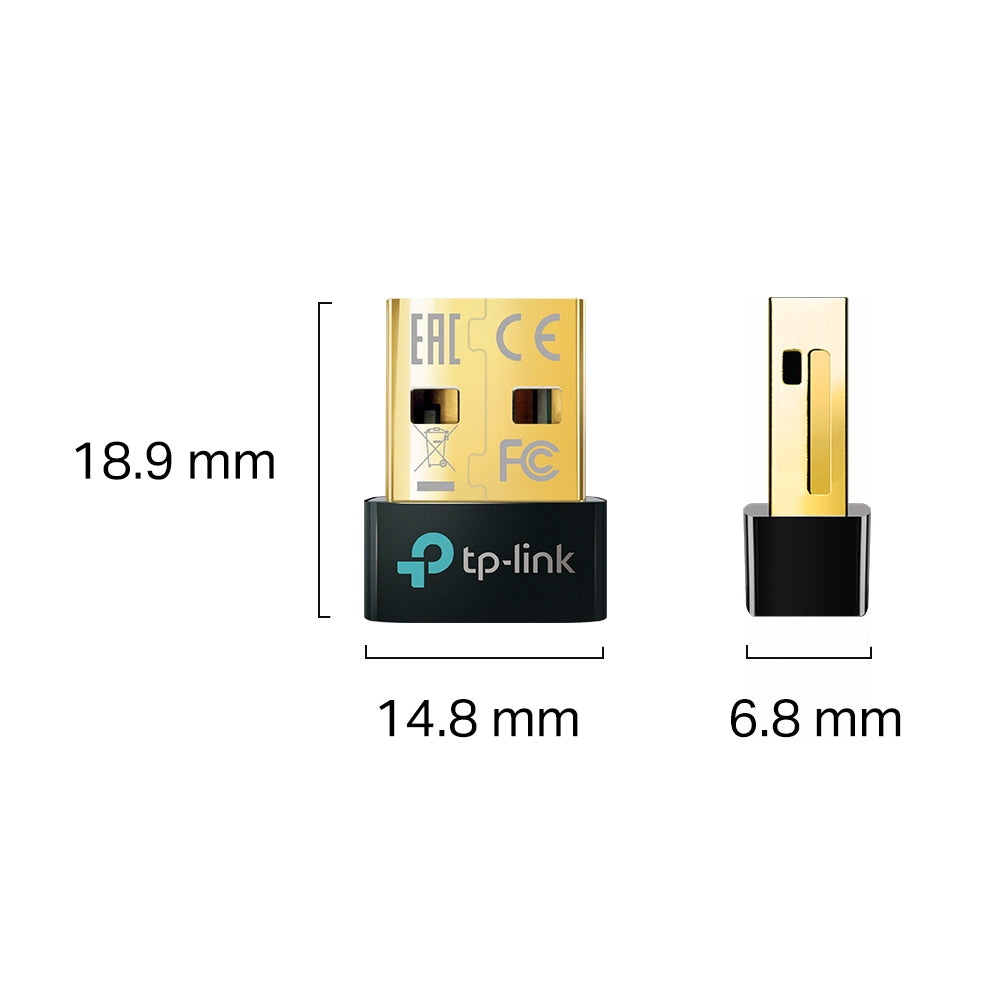 Adaptador Bluetooth 5.0, Nano USB 2.0 - TP-Link UB500 V1USB