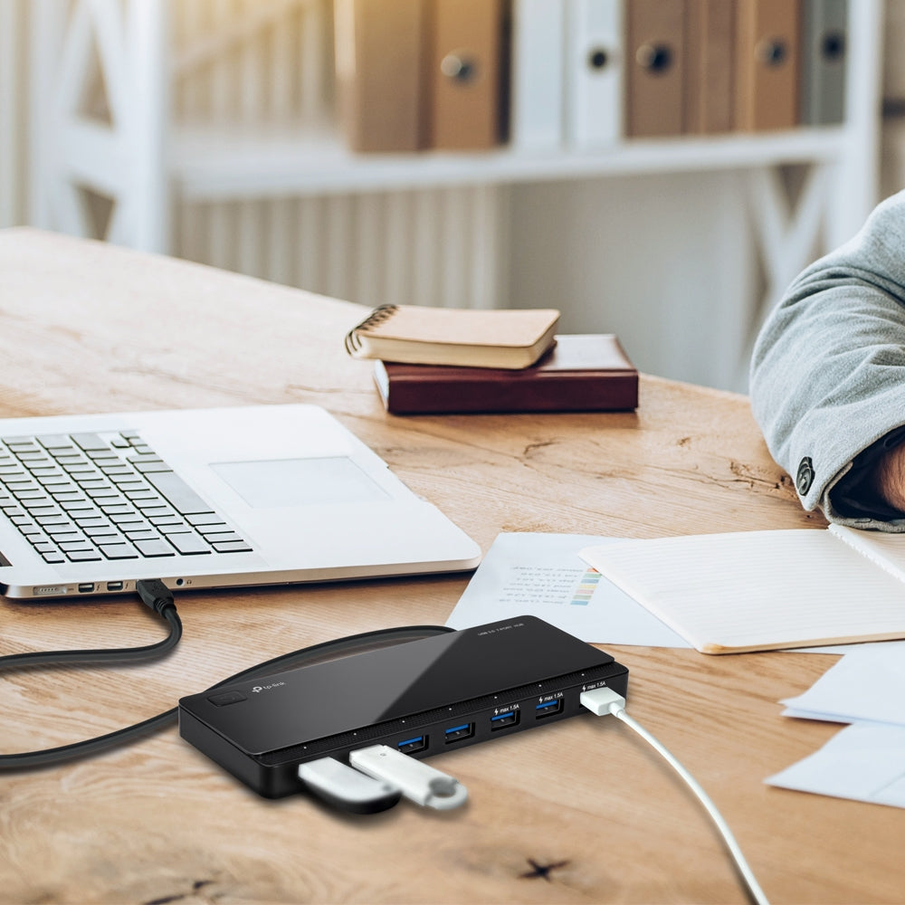Adaptador HUB TP-LINK UH700 de 7 Puertos USB 3.0 Hasta 5 Gbps