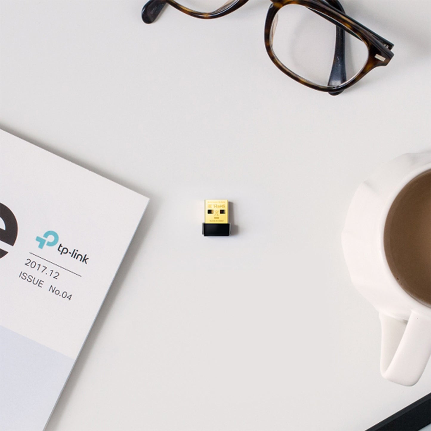 Adaptador de red Wi-Fi TP-Link Archer T2U Nano doble banda, AC600, 600 Mbps