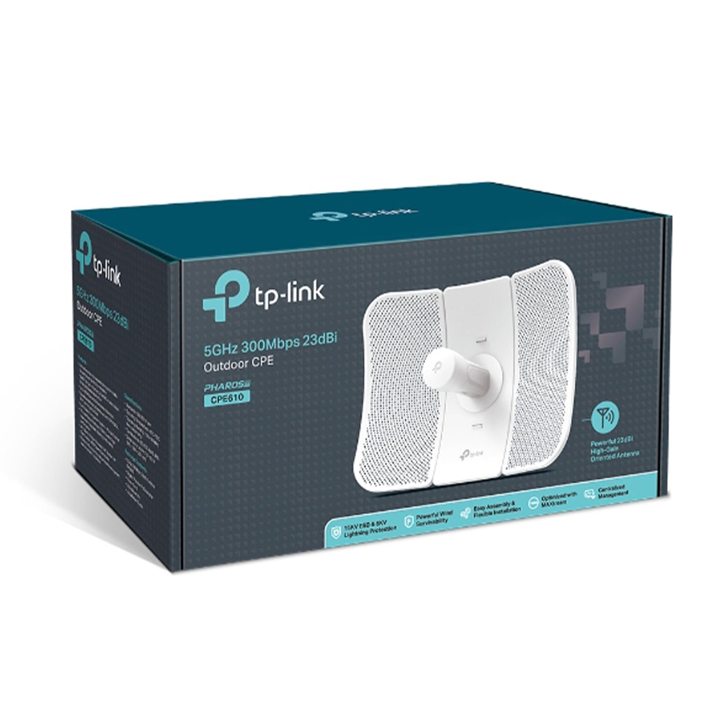 Antena Wifi Exterior Tp Link CPE610 5ghz 300Mbps 23dBi