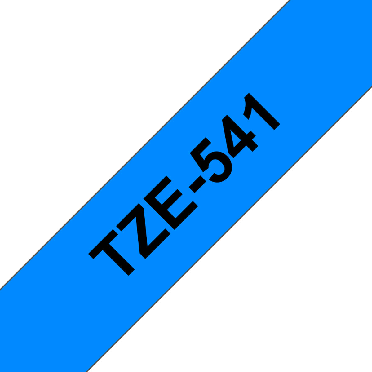 Cinta Rotuladora Brother TZe-541 Adhesivo estándar 18mm x 8m Azul letras negras