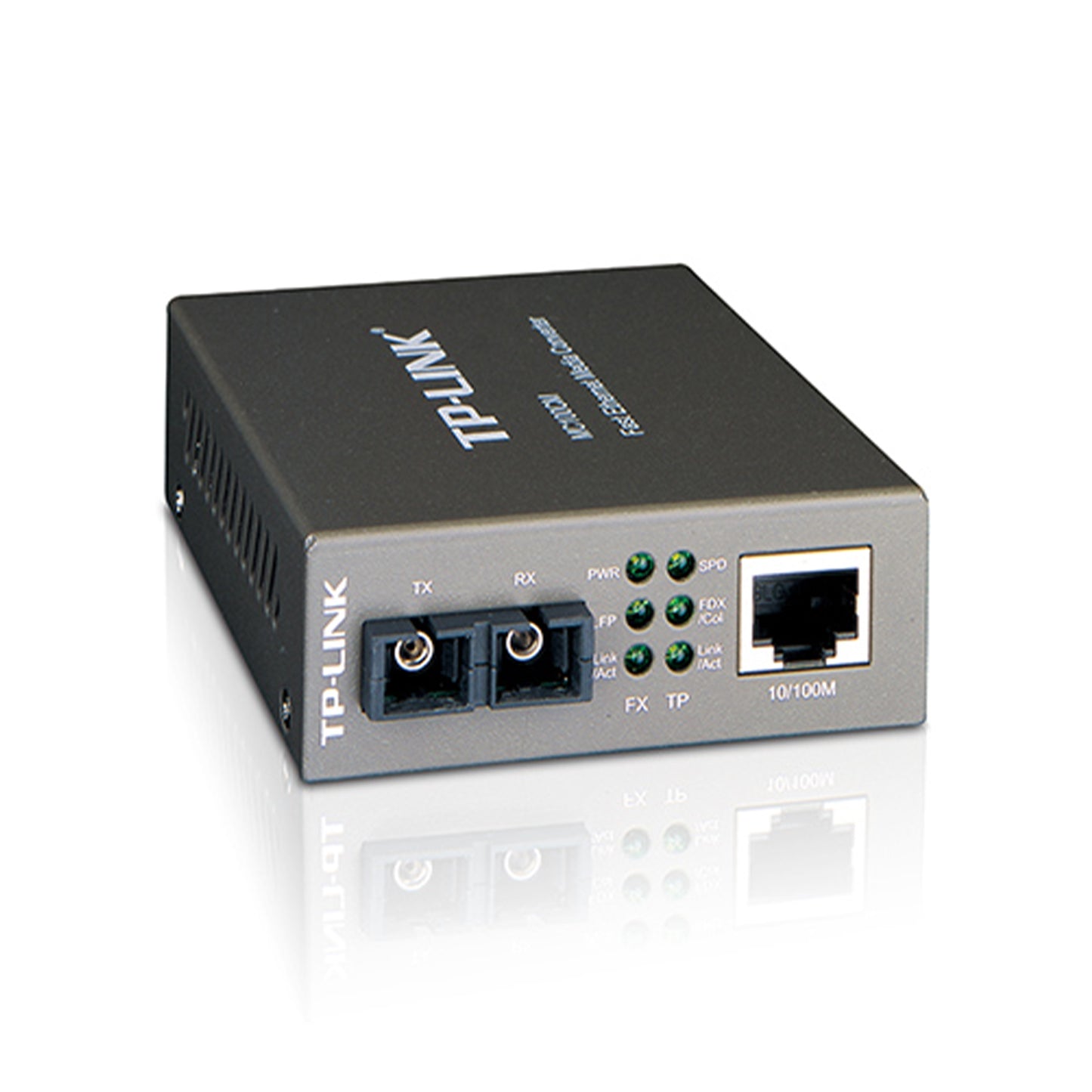 Convertidor Rápido de Medios Fibra Ethernet TP-Link Multimodo 10/100Mbps MC100CM