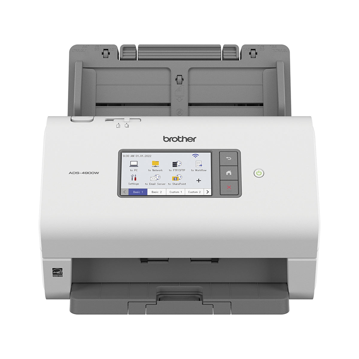 Escáner de Escritorio Brother ADS4900W, 120ppm ADF Ethernet USB 3.0 Dúplex