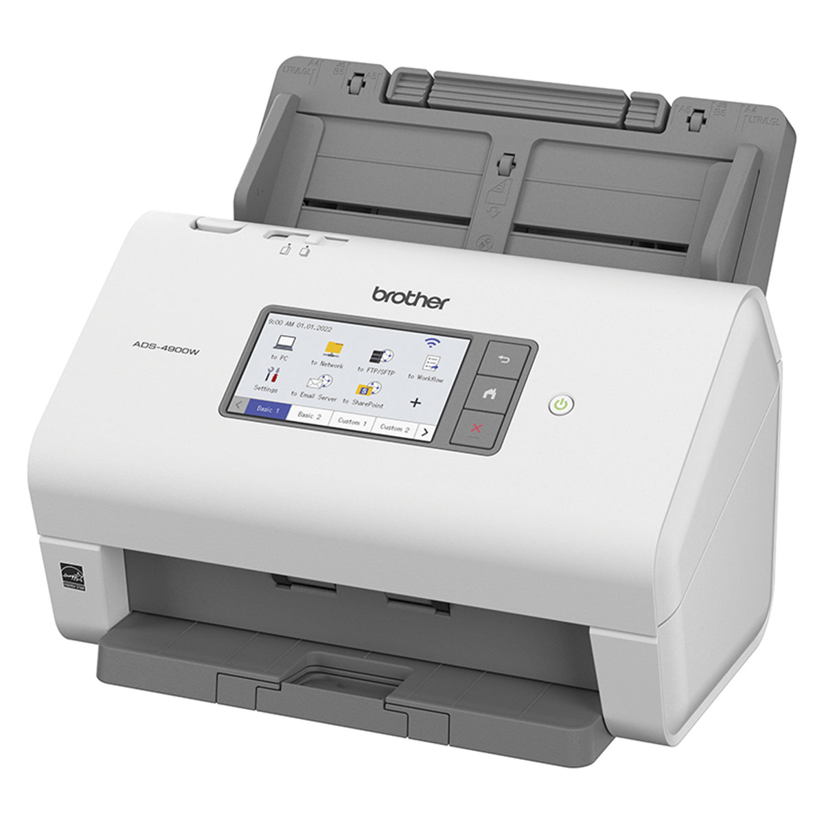 Escáner de Escritorio Brother ADS4900W, 120ppm ADF Ethernet USB 3.0 Dúplex