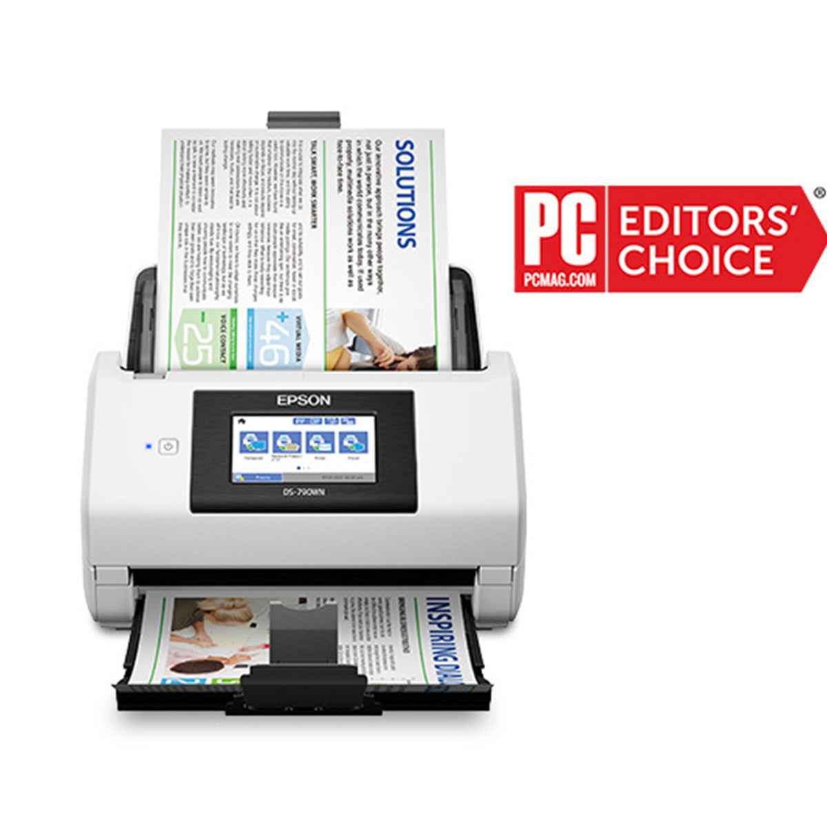 Escáner de Escritorio Epson DS-790WN 4ppm/ 90ipm 7.000Pag Ethernet USB Dúplex