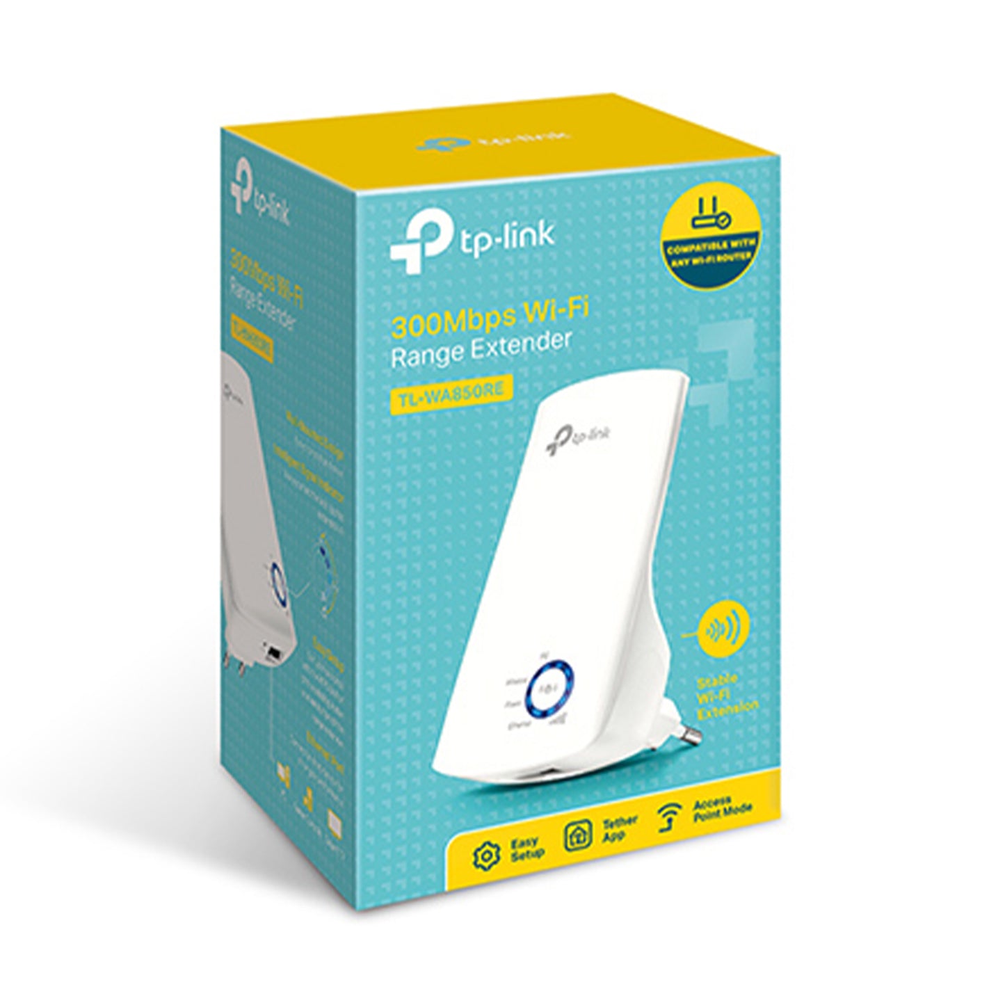 Extensor repetidor de rango WiFI TP-LINK TL-WA850RE universal N 300Mbps