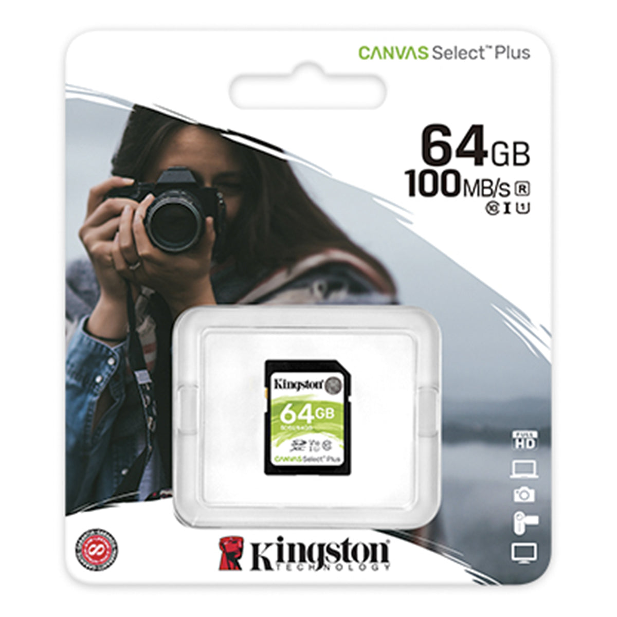 Tarjeta de Memoria SD Kingston Canvas Select Plus 64GB