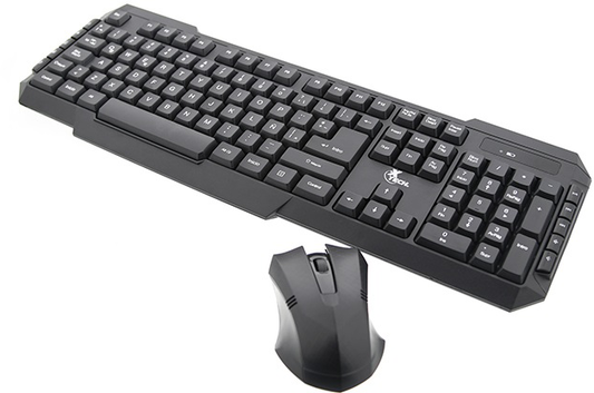 Kit Teclado Mouse Xtech XTK309S Inalámbrico, Español, Multimedia