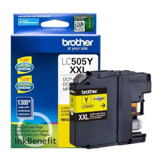 Cartucho de Tinta Original LC505Y Amarillo para 1.300 páginas