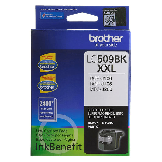Cartucho de Tinta Original LC509BK Negro XXL para 2.400 páginas