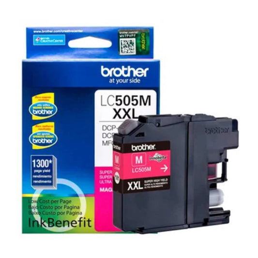 Cartucho de Tinta Original LC505M Magenta para 1.300 páginas