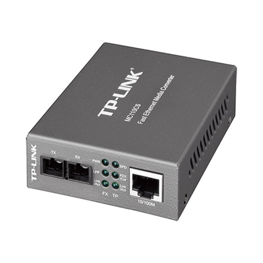 Conversor De Medios Monomodo Fibra Óptica 10/100 Mbps TP-LINK MC110CS