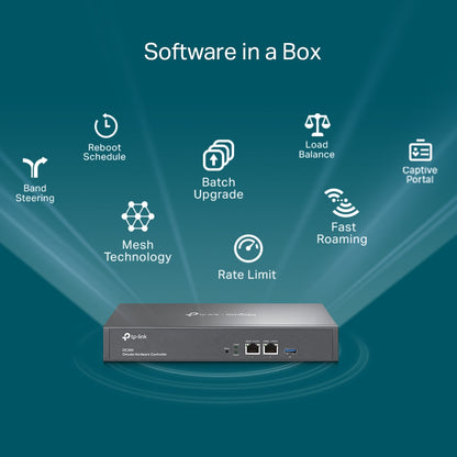 Controlador Hardware TP-LINK Omada OC300 - GigE - AC 100/240 V 2 puertos Gigabit