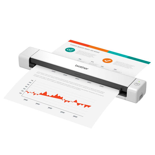 Escáner de Escritorio Portátil Brother DS-640 Color A4 15 ppm 600dpi USB3.0