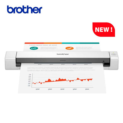 Escáner de Escritorio Portátil Brother DS-640 Color A4 15 ppm 600dpi USB3.0