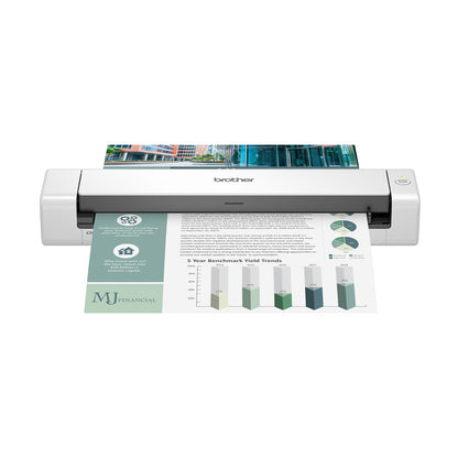 Escáner de Escritorio Portátil Brother DS740D Dúplex A4 16ppm 600dpi Micro USB3.0