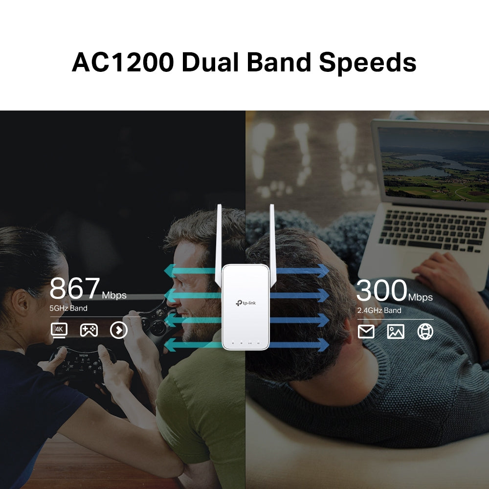 Extensor Repetidor Wi-Fi TP-LINK RE315 AC1200