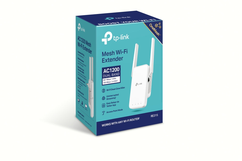 Extensor Repetidor Wi-Fi TP-LINK RE315 AC1200