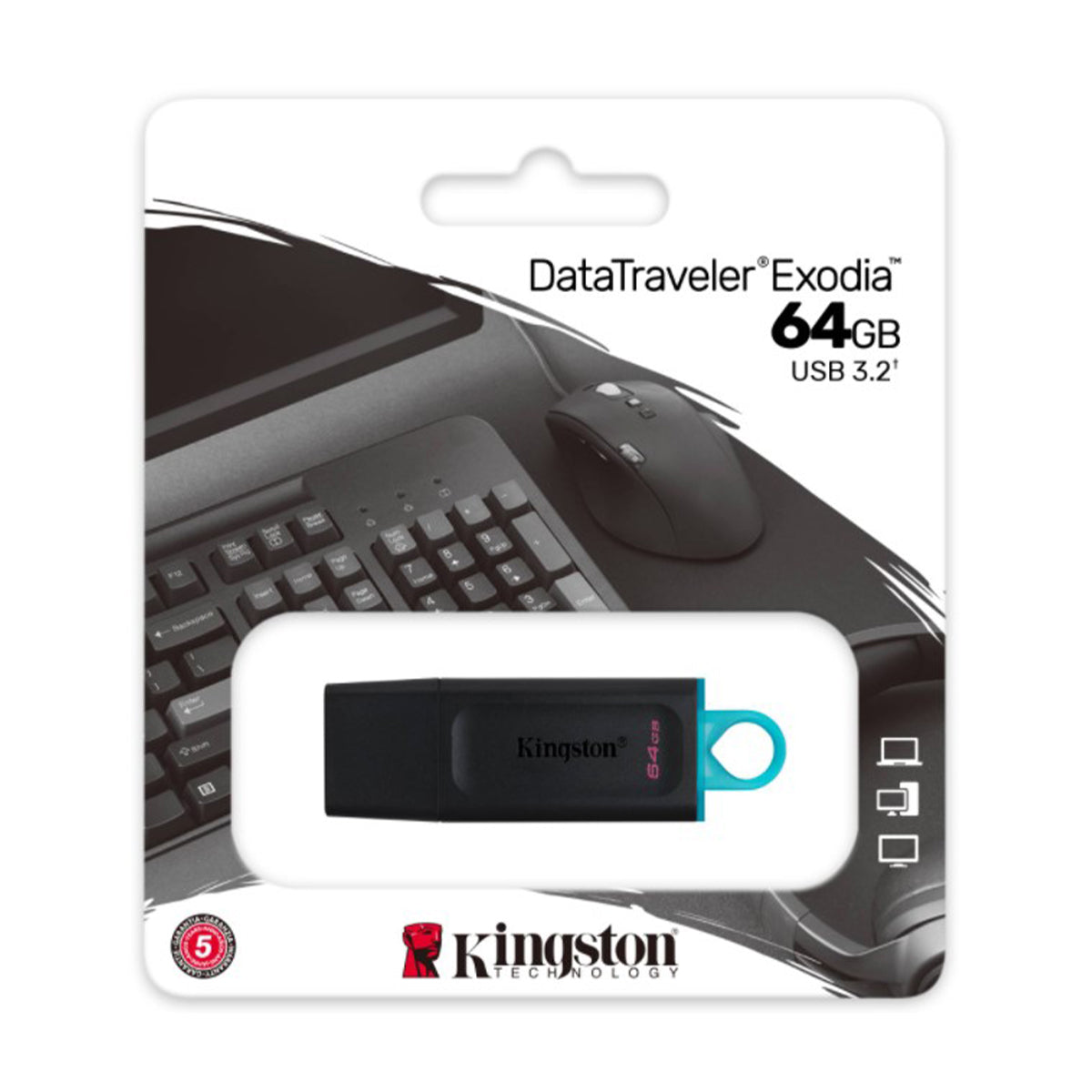 Pendrive Kingston DataTraveler Exodia 64GB USB 3.2 GEN1