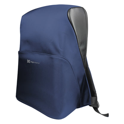 Mochila KlipXtreme Fidenza KNB-620BL Azul antirrobo y puerto USB