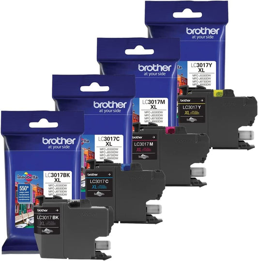 Pack Cartucho de Tinta Original LC3017 Negro  / Cian / Magenta / Amarillo