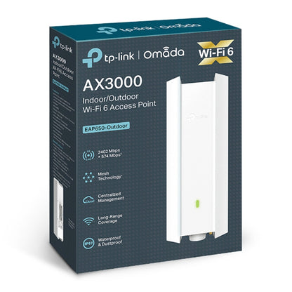 Punto de Acceso TP-Link AX3000 Indoor/outdoor Dual Band 1 puerto LAN