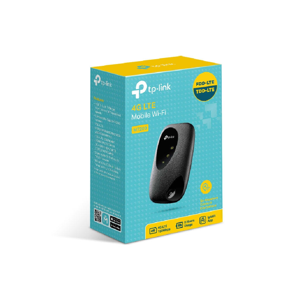Router TP-Link Portátil Inalámbrico BAM Liberado M7200 Wi-Fi Móvil 4G LTE