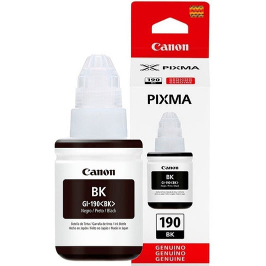 Botella de Tinta Original GI-190 Negro 135ml