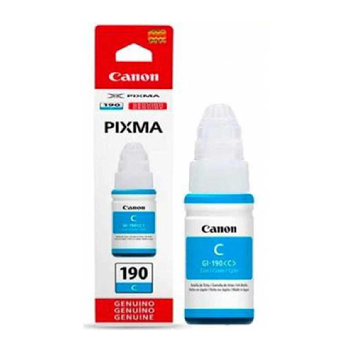 Botella de Tinta Original GI-190 Cian 70ml