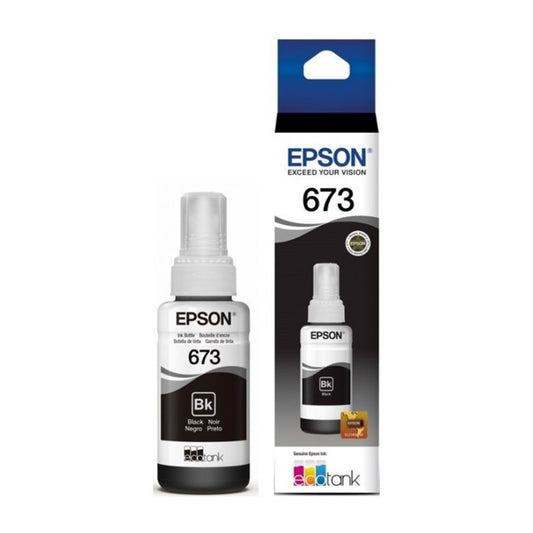 Botella de Tinta Original Epson T673120-AL Negra