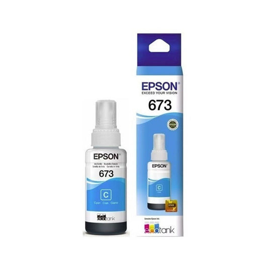 Botella de Tinta Original Epson T673220-AL Cian