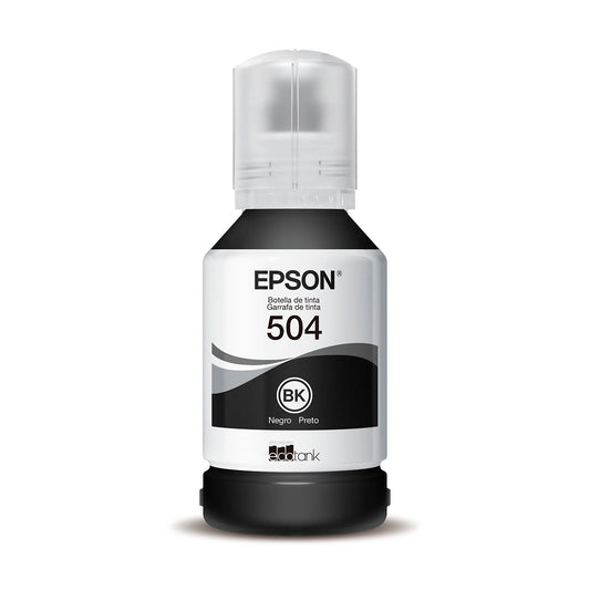 Botella de Tinta Original Epson T504120-AL Negra