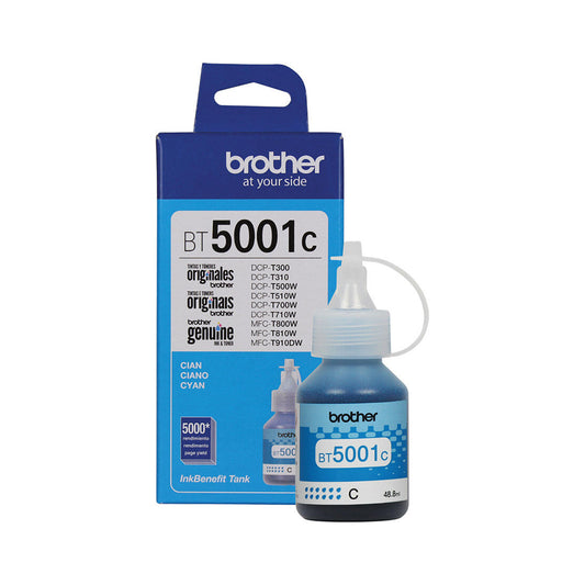 Botella de Tinta Original BT5001C Cyan 48,8ml ultra alto rendimiento