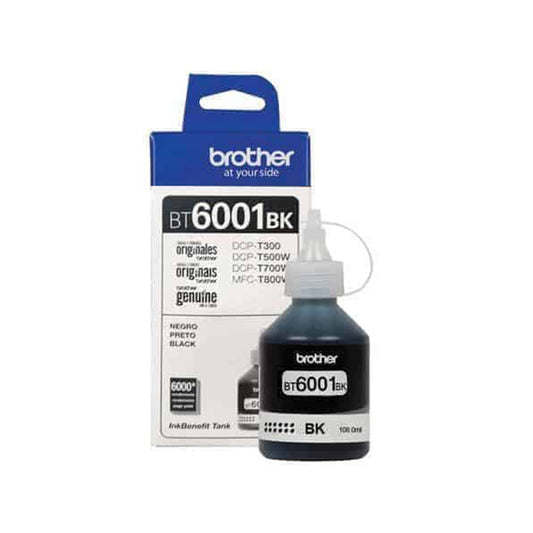 Botella de Tinta Original BT6001BK Negra 108ml ultra alto rendimiento