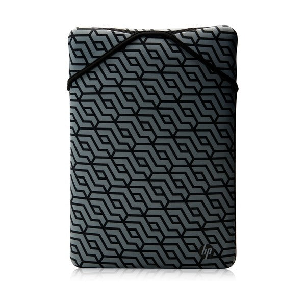 Funda reversible HP Negro/Gris geométrico 14"