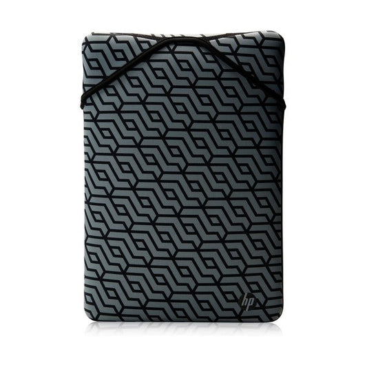 Funda reversible HP Negro/Gris geométrico 14"