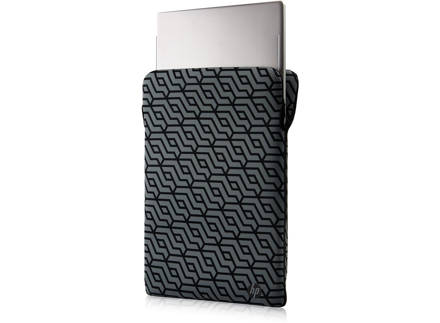Funda reversible HP Negro/Gris geométrico 14"