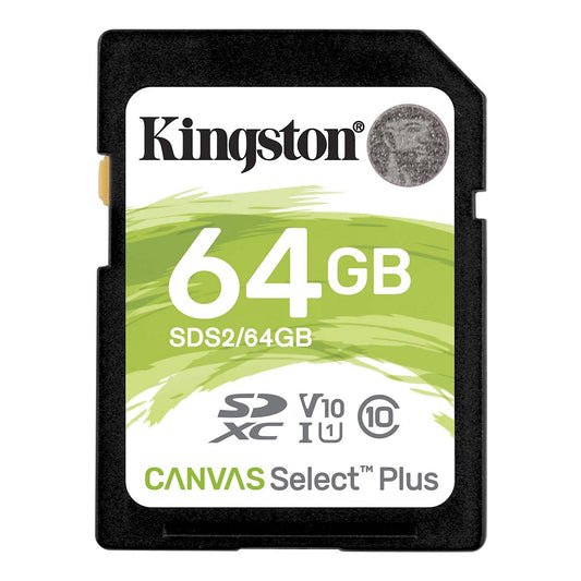 Tarjeta de Memoria SD Kingston Canvas Select Plus 64GB