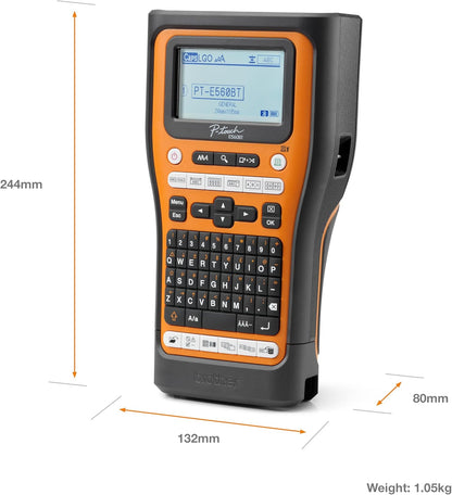 Rotuladora industrial Brother PTE560BTVP, 30mm/s, USB-C, Bluetooth