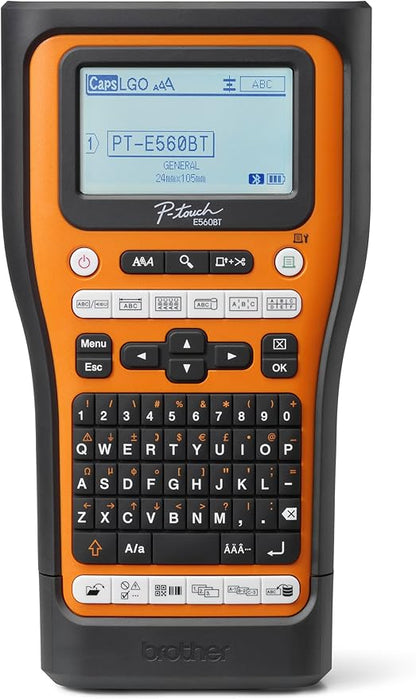 Rotuladora industrial Brother PTE560BTVP, 30mm/s, USB-C, Bluetooth