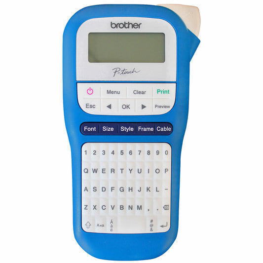 Rotuladora Portátil Brother PTH110BW Azul