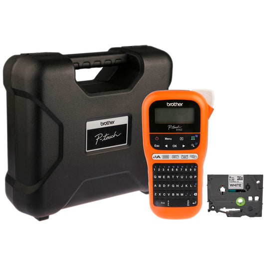 Rotuladora Portátil Industrial Brother PTE110VP con maletín de transporte